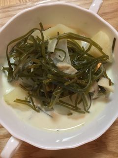 「切り昆布」とじゃがいものミルクスープ-レシピのメイン写真
