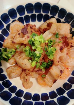 エビとレンコンのニンニク炒め-レシピのメイン写真