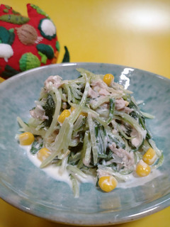 水菜のレン・チンツナマヨ和え-レシピのメイン写真