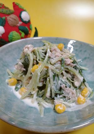 水菜のレン・チンツナマヨ和え-レシピのメイン写真