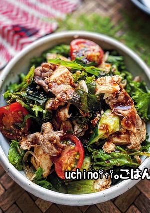 韓国風♪♪冷しゃぶサラダ-レシピのメイン写真