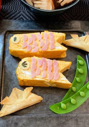 ワンタンの皮でパリパリ兜♡-レシピのメイン写真