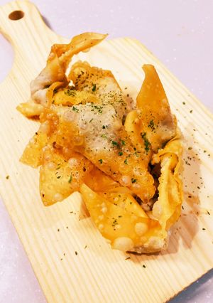 揚げワンタン！パパつまみ♪ビール子供も♪-レシピのメイン写真