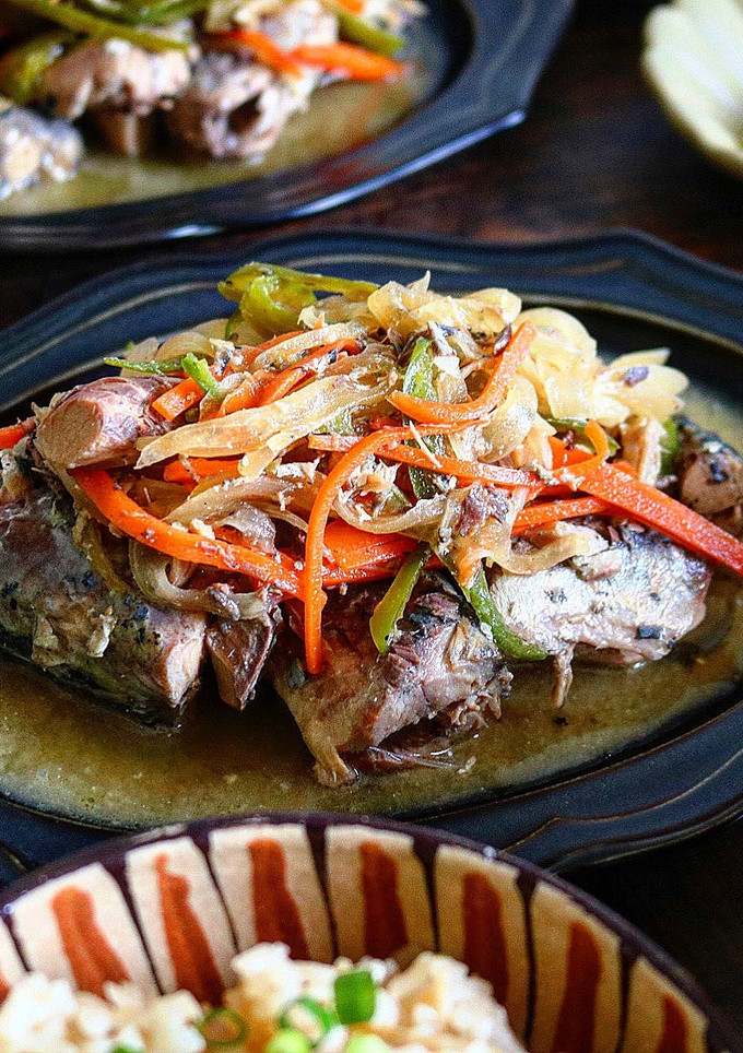 鯖缶の南蛮漬け-レシピのメイン写真