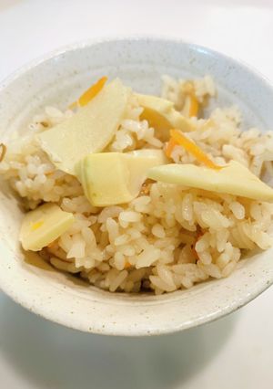 なめ茸と筍の簡単炊き込みご飯-レシピのメイン写真