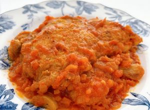 熟したトマトで♪鶏肉の和風トマト煮込み-レシピのメイン写真