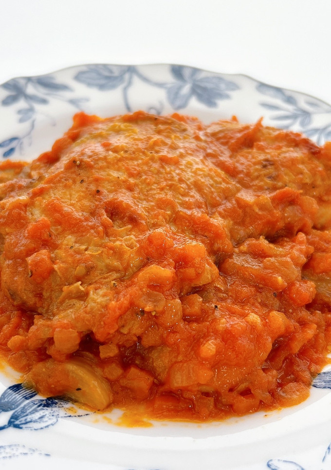 熟したトマトで♪鶏肉の和風トマト煮込み-レシピのメイン写真