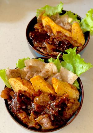 カルビ豚バラ丼-レシピのメイン写真