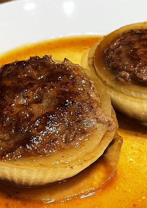 新玉ねぎの肉詰め-レシピのメイン写真