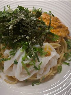 ソムリエが作る超簡単!納豆の和風パスタ-レシピのメイン写真