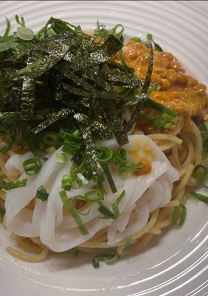 ソムリエが作る超簡単！納豆の和風パスタ-レシピのメイン写真