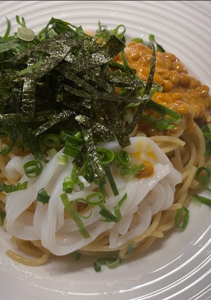 ソムリエが作る超簡単！納豆の和風パスタ-レシピのメイン写真