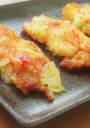 〚 桜えびと新玉ねぎのハッシュドポテト〛-レシピのメイン写真