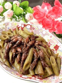 フキとホタルイカの煮物-レシピのメイン写真
