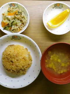 【保育園給食】チキンライス-レシピのメイン写真