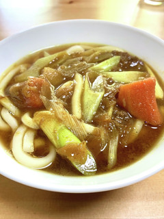 残りカレー・茹で麺・麺つゆでカレーうどん-レシピのメイン写真