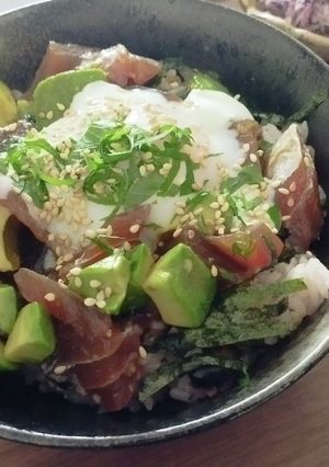 漬けマグロアボカド丼-レシピのメイン写真