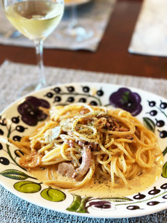 【簡単】塩辛パスタ-レシピのメイン写真