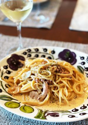 【簡単】塩辛パスタ-レシピのメイン写真