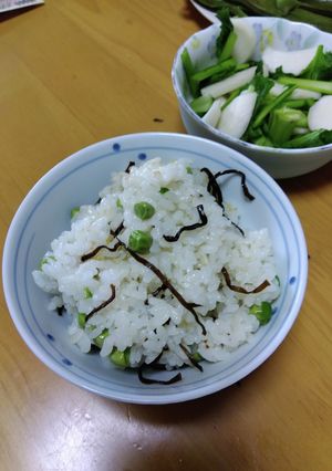 塩まめと塩こんぶのご飯-レシピのメイン写真