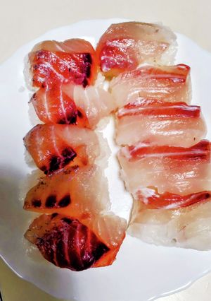 お家で握り寿司を作ろう♪切ったら乗せる♡-レシピのメイン写真