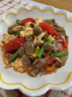 牛肉とトマトのふわ卵炒め♪-レシピのメイン写真