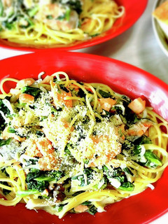 鮭とほうれん草のさらっとクリームパスタ-レシピのメイン写真