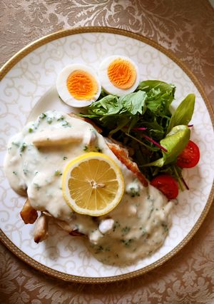 ♡チキンソテー　米粉豆乳のレモンソース♡-レシピのメイン写真