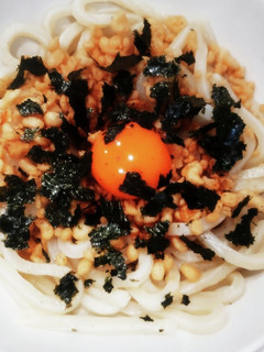 鍋、包丁不要!ランチに生醤油風うどん☆-レシピのメイン写真