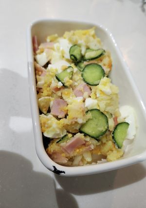 我が家のマヨネーズ無しポテトサラダ-レシピのメイン写真