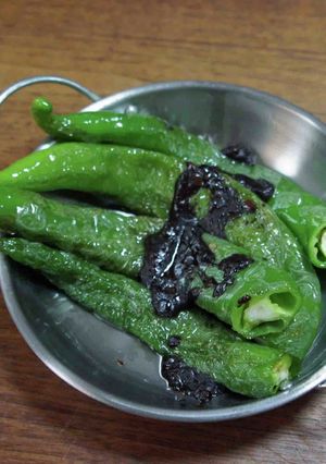 万願寺唐辛子の豆鼓醤和え-レシピのメイン写真