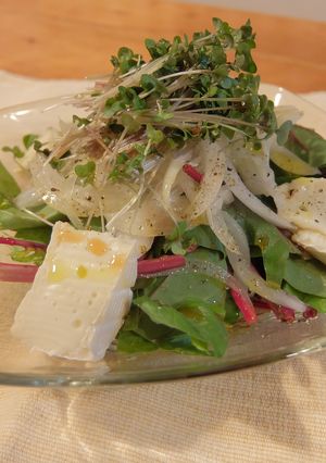赤紫サラダほうれん草-レシピのメイン写真