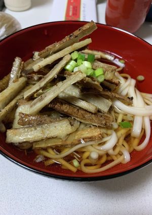 ごぼう天うどん-レシピのメイン写真