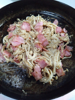 ベーコンエノキバター-レシピのメイン写真