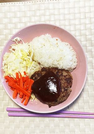 ハンバーグ-レシピのメイン写真