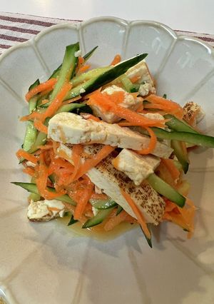 お豆腐を使ったヘルシー中華サラダ-レシピのメイン写真