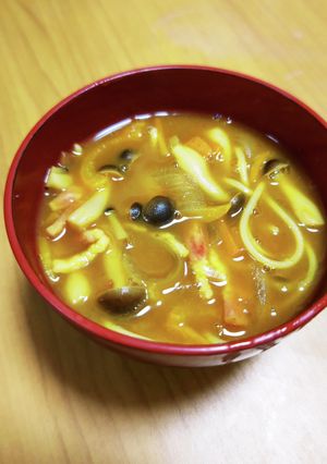 カレースープスパ-レシピのメイン写真
