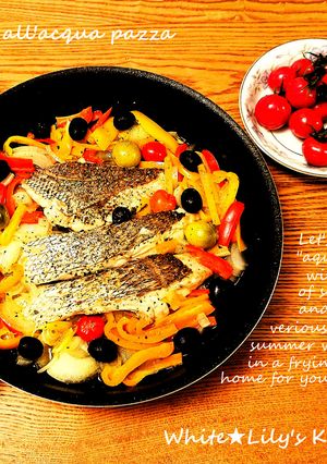 手軽にアクアパッツァ✨夏野菜で魚嫌い解消-レシピのメイン写真