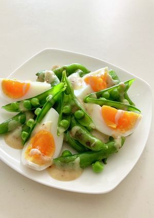 スナップエンドウのハニーマヨマスタード-レシピのメイン写真