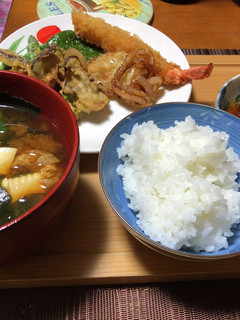 天ぷら、お味噌汁♪-レシピのメイン写真