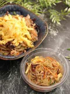 再現!蒸し鶏と胡麻のさっぱり春雨サラダ-レシピのメイン写真