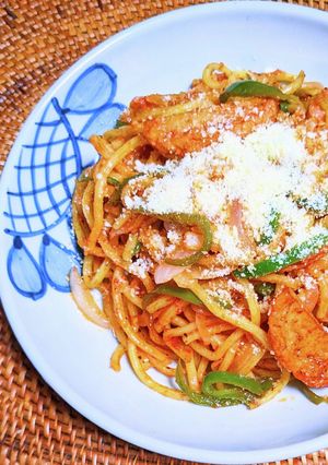 さつま揚げのナポリタン-レシピのメイン写真