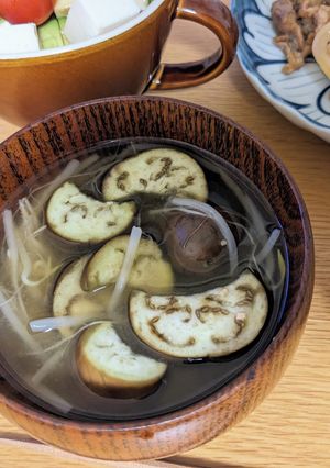 なすともやしの味噌汁-レシピのメイン写真