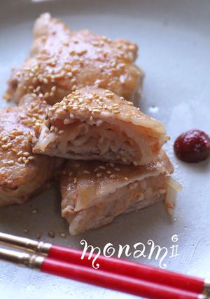 コチュジャンもやしの豚肉包み♫-レシピのメイン写真
