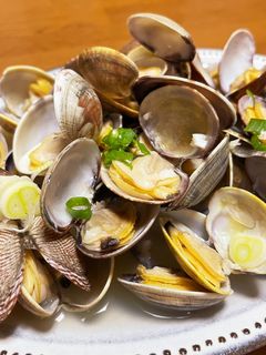 お酒だけで作るあさりの酒蒸し-レシピのメイン写真