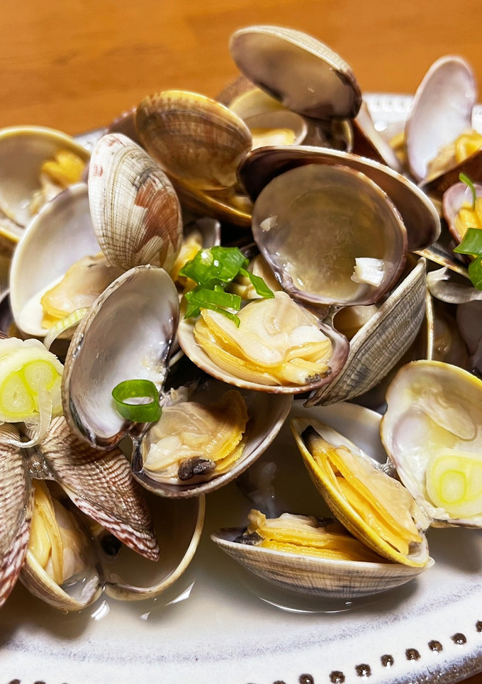 お酒だけで作るあさりの酒蒸し-レシピのメイン写真