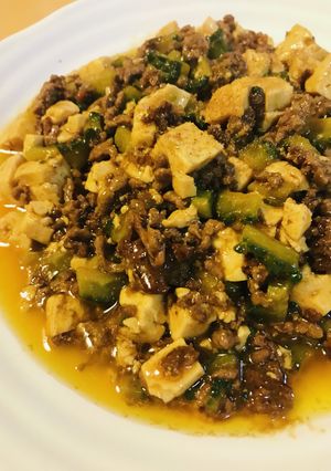 ゴーヤー麻婆豆腐-レシピのメイン写真