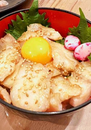 釣って来たヒラメの味噌漬け焼き丼-レシピのメイン写真