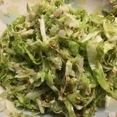 A picture of 春キャベツのナムル　レンチン編.