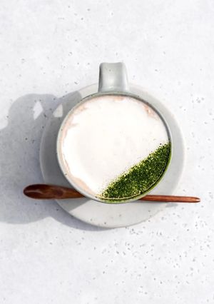 おうちカフェ★抹茶のホットチョコレート-レシピのメイン写真